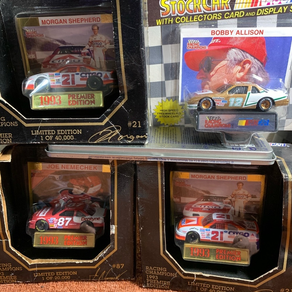 Vintage NASCAR Collectable Cars Limited Edition